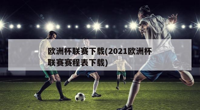 欧洲杯联赛下载(2021欧洲杯联赛赛程表下载)